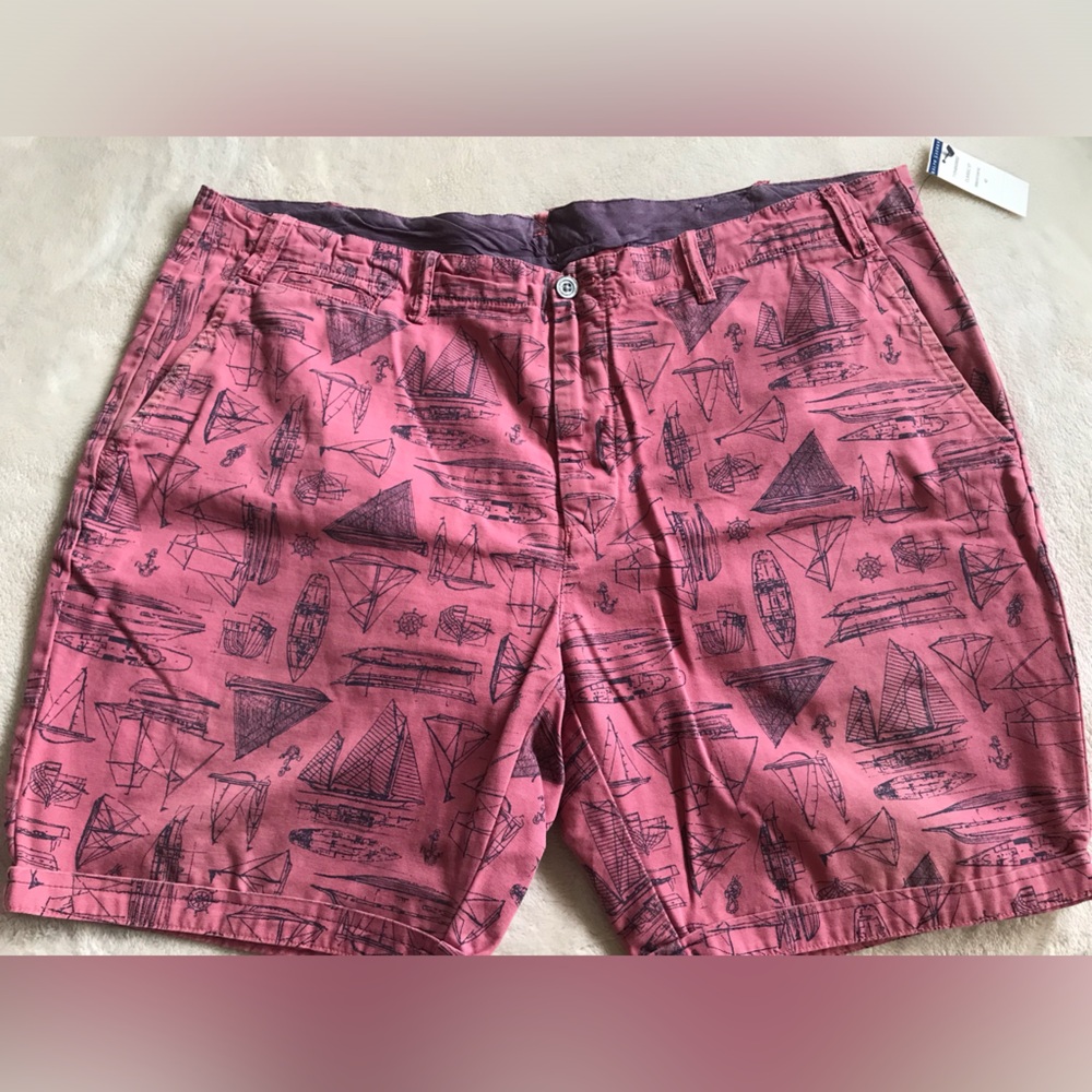 CUSTOMIZED-Polo Ralph Lauren Nantucket Red Sailboat Printed Shorts